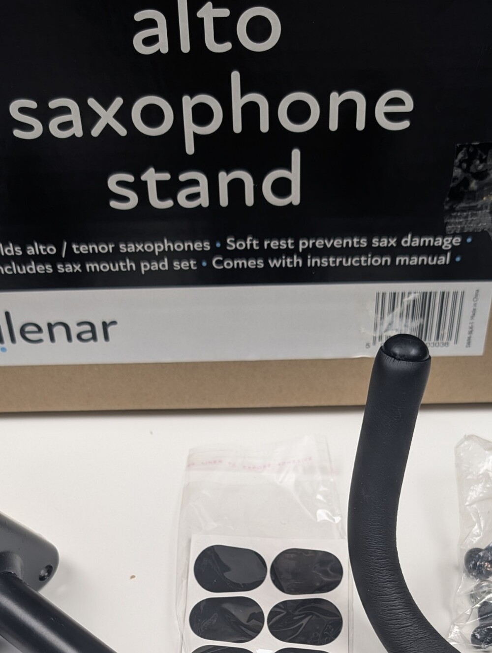 Alto Tenor Saxophone Wall Mount Stand Holder Soft Rest Padding Mouthpiece Pads